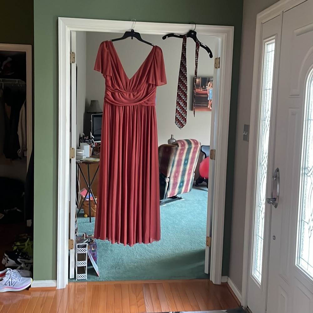 Formal dress/gown with bonus matching necktie!
